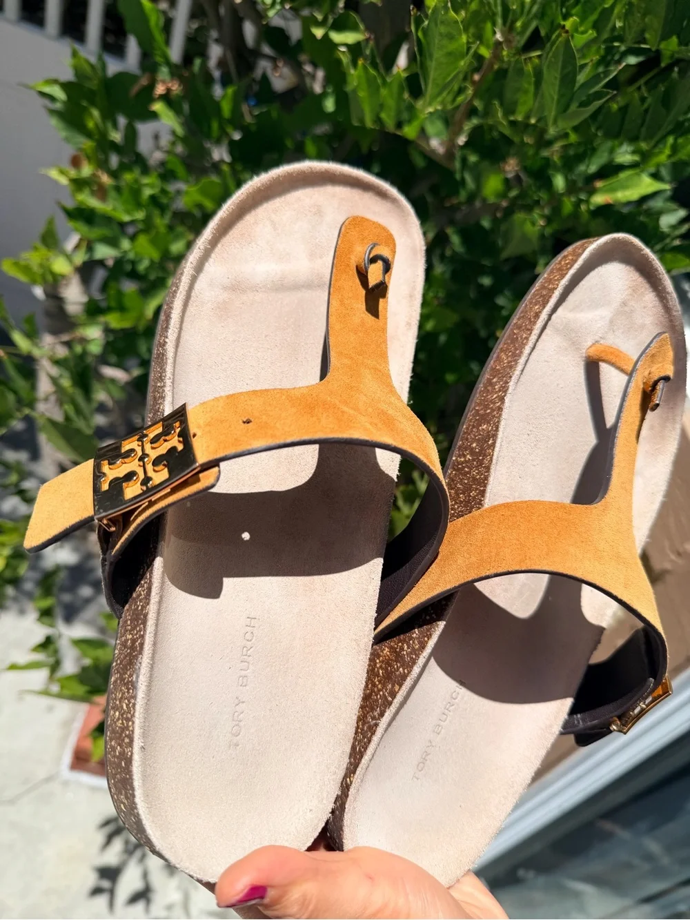 Tory Burch Mellow Thong Sandals Size 10